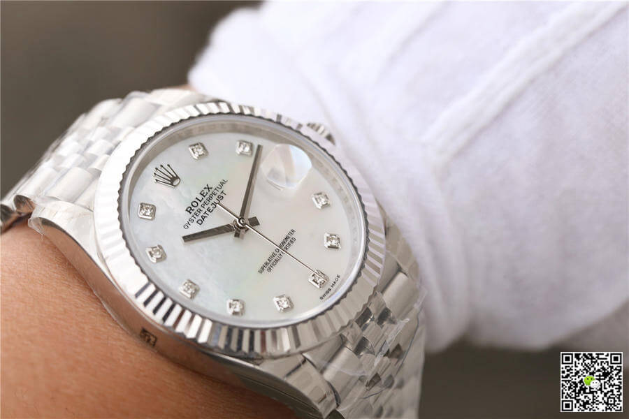 Rolex Datejust M126334-0020 EW Factory White Mother-Of-Pearl Dial