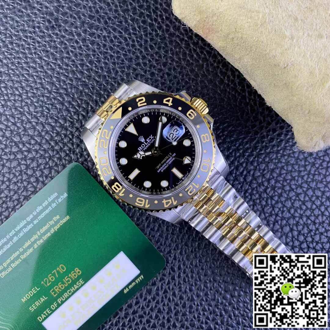 Rolex GMT Master II M126713grnr-0001 EW Factory Yellow Gold