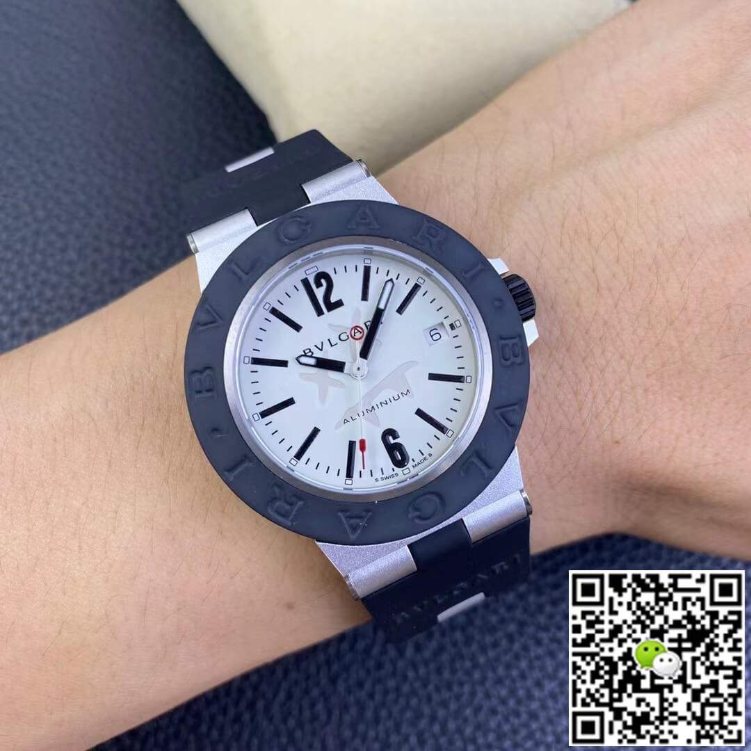 Bvlgari Aluminium Steve Aoki 103539 BV Factory White Dial