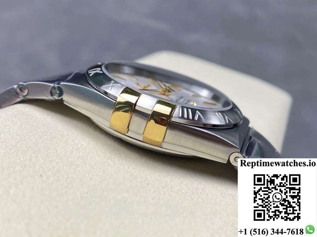 Omega Constellation 123.20.35.20.02.004 M+ Factory Stainless Steel Bezel