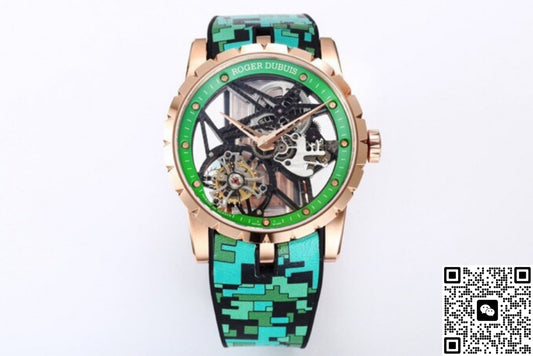 Roger Dubuis Excalibur RDDBEX0939 NEW Factory Rose Gold Buckle