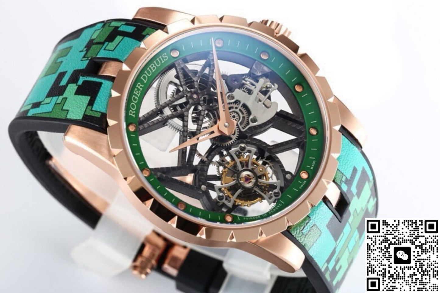 Roger Dubuis Excalibur RDDBEX0939 NEW Factory Rose Gold Buckle