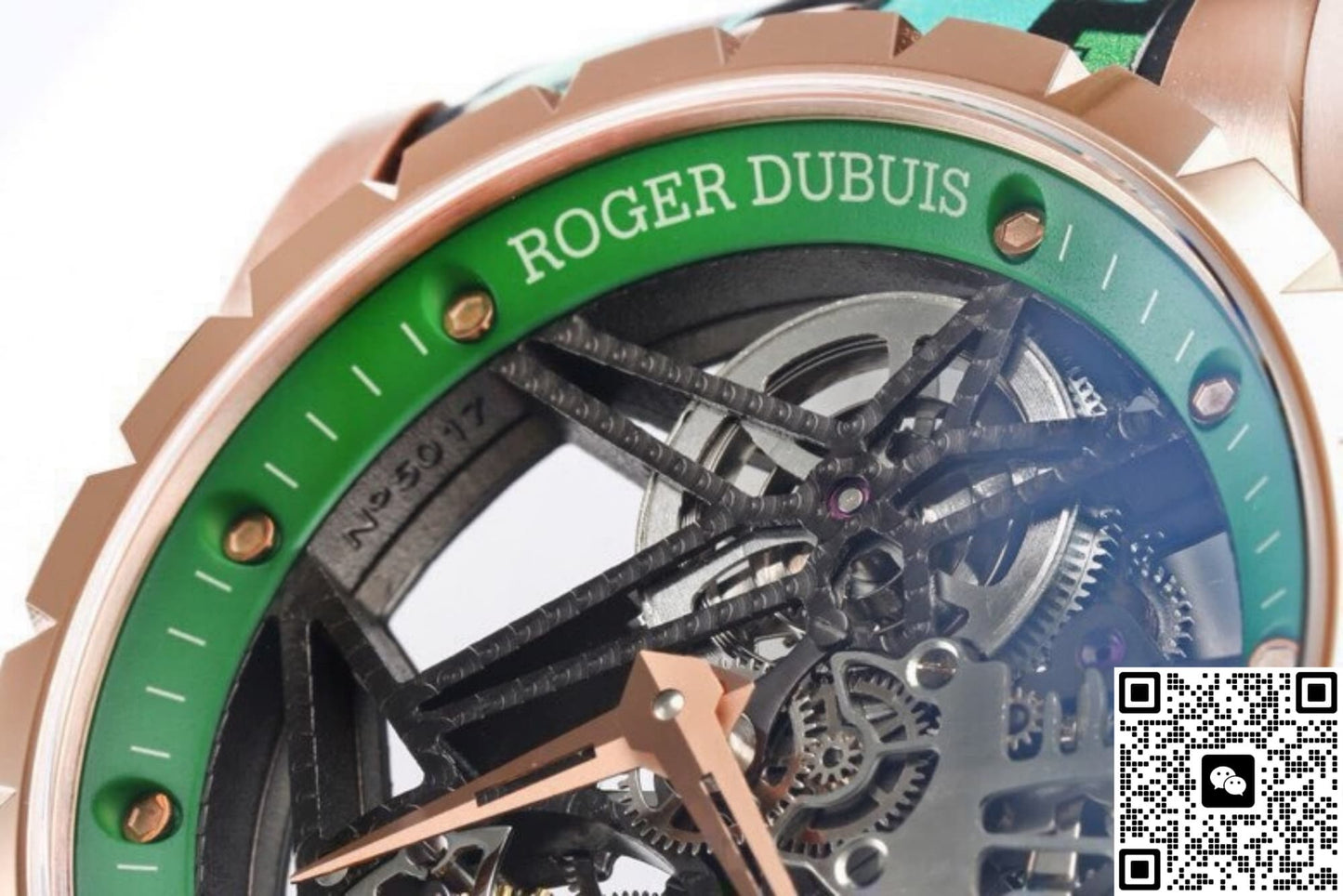 Roger Dubuis Excalibur RDDBEX0939 NEW Factory Rose Gold Buckle