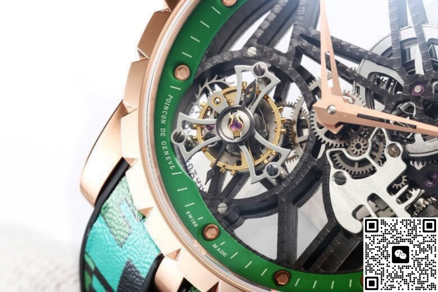 Roger Dubuis Excalibur RDDBEX0939 NEW Factory Rose Gold Buckle