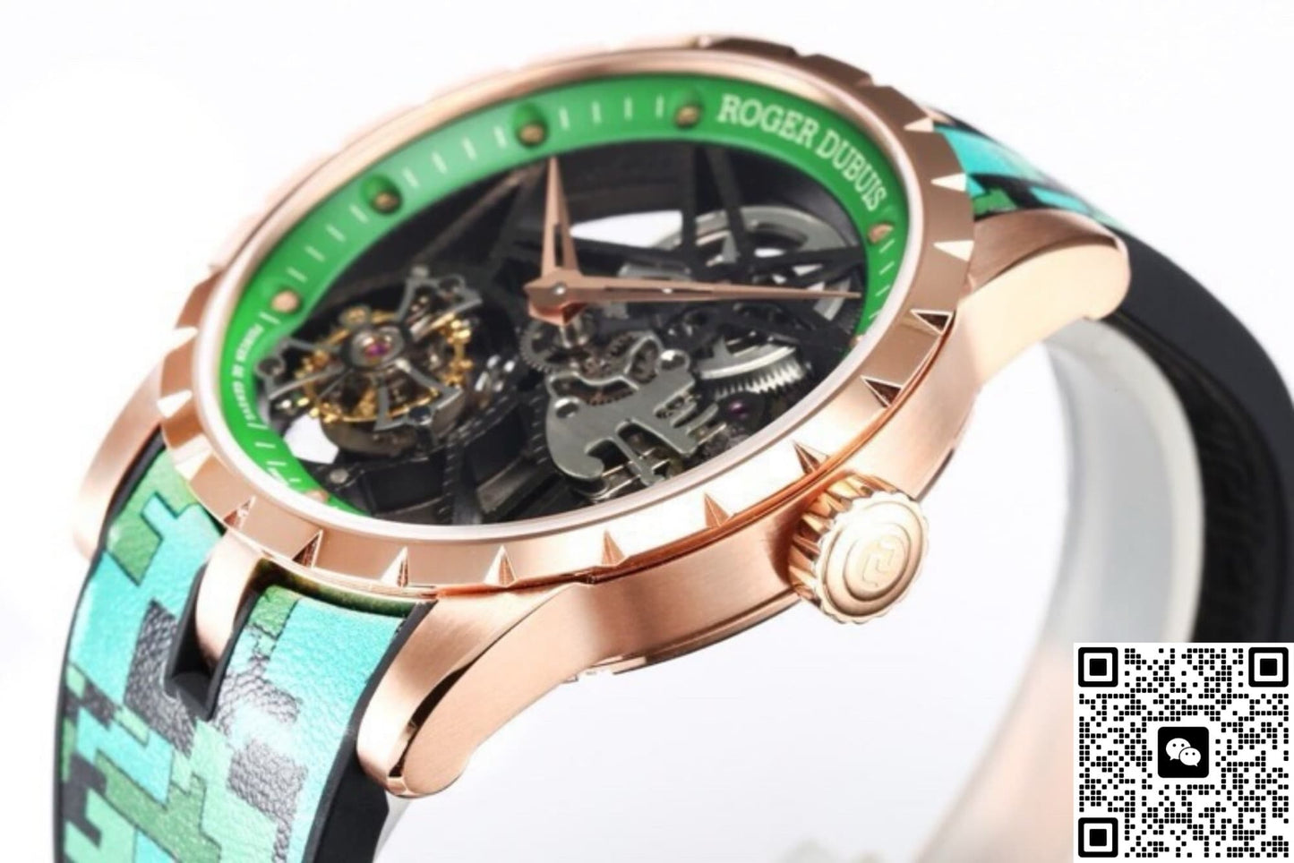 Roger Dubuis Excalibur RDDBEX0939 NEW Factory Rose Gold Buckle