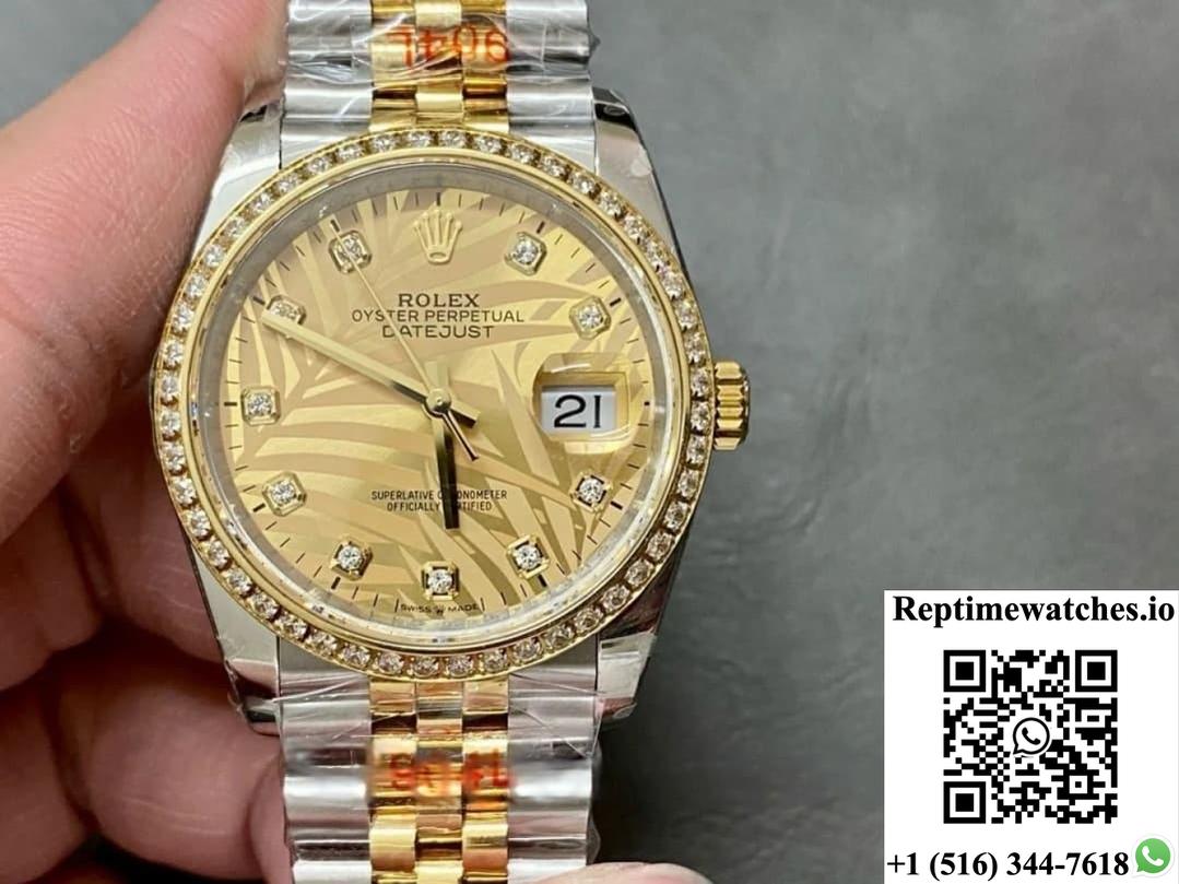Rolex Datejust M126283RBR-0029 GM factory diamond bezel