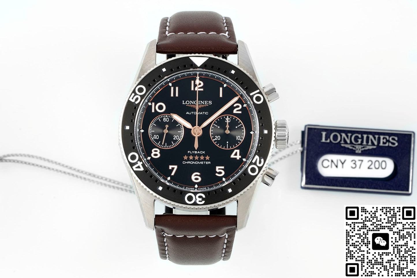 Longines Spirit L3.821.4.53.2 AF Factory Ceramic Bezel