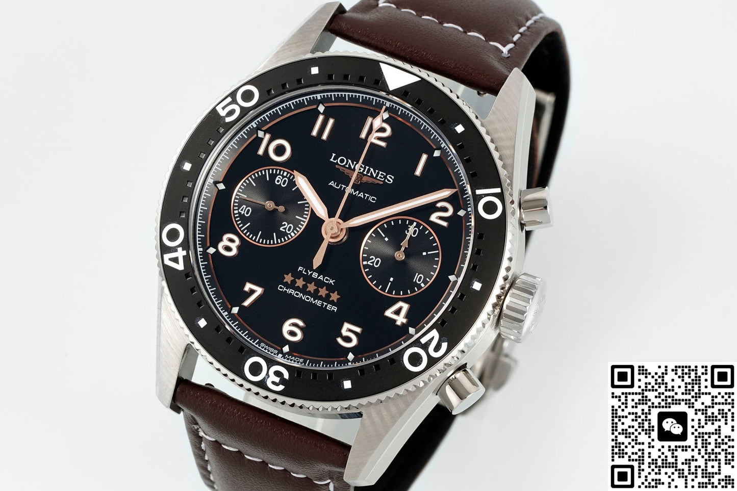 Longines Spirit L3.821.4.53.2 AF Factory Ceramic Bezel