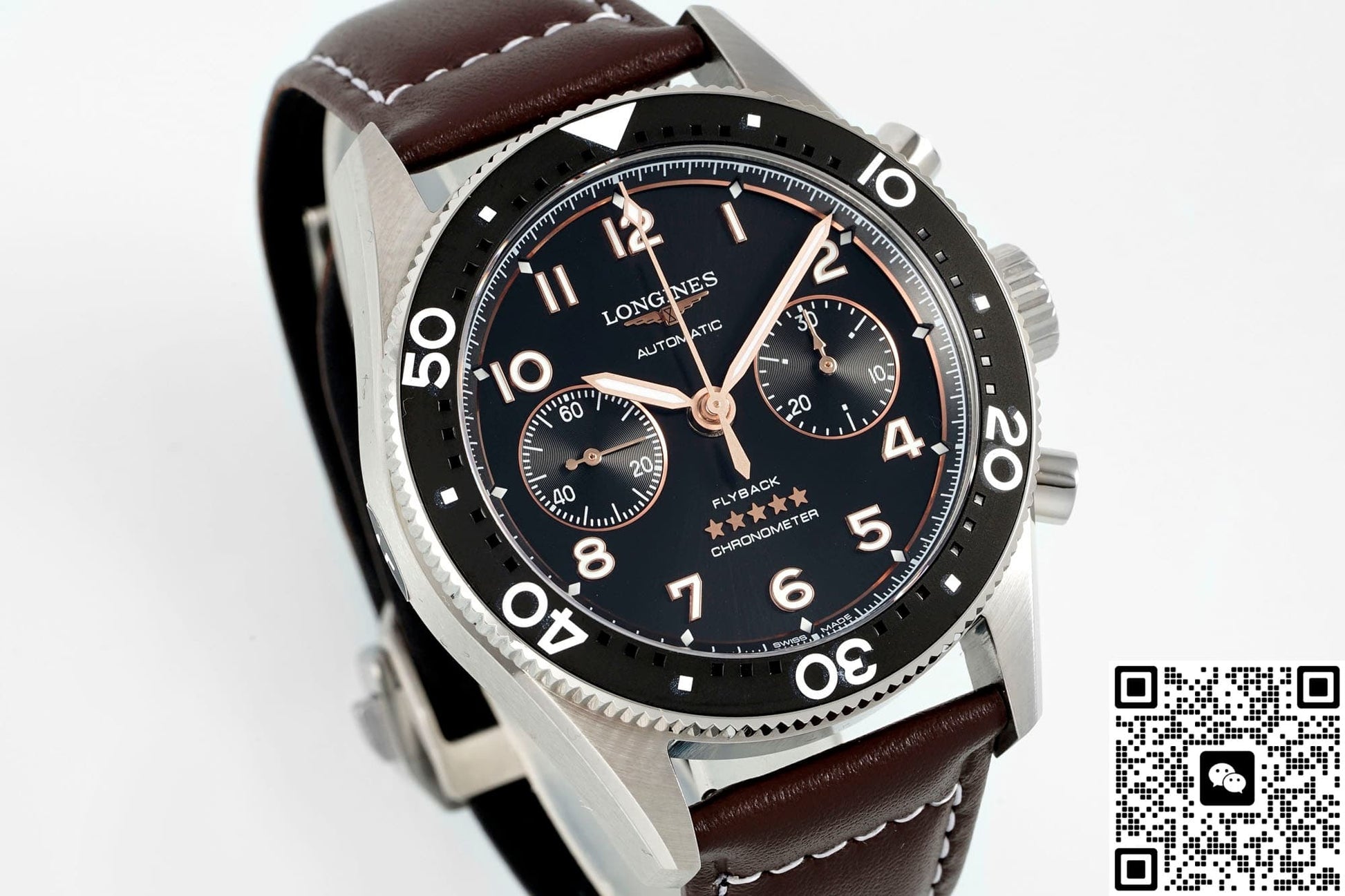 Longines Spirit L3.821.4.53.2 AF Factory Ceramic Bezel