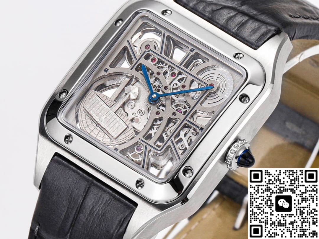Cartier Santos WHSA0032 CLG Factory Alligator Leather Strap