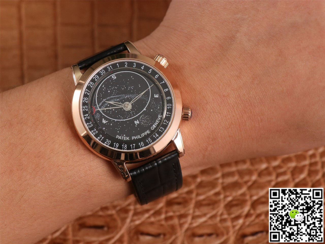 Patek Philippe Grand Complications 6102 TW Factory Rose Gold Black Dial