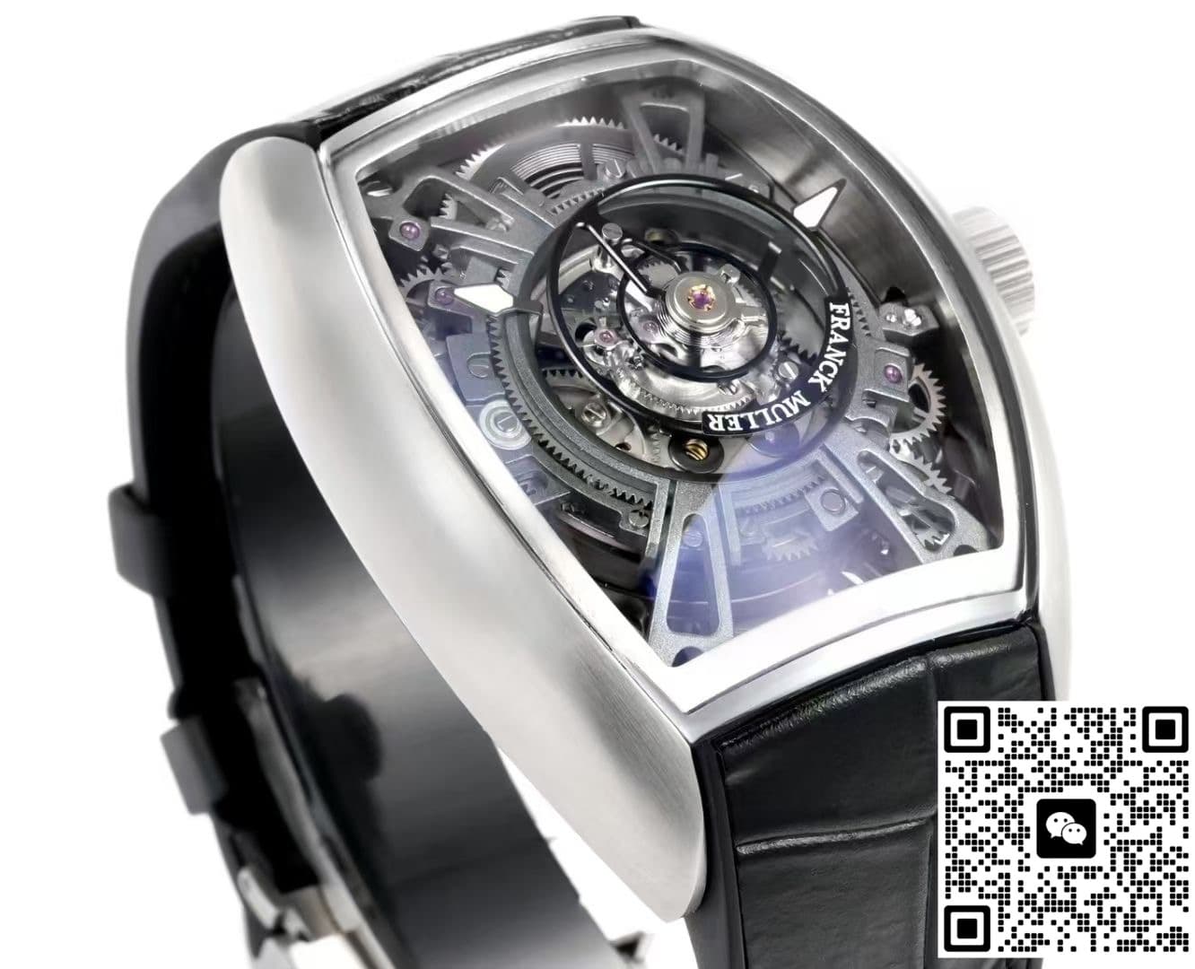 Franck Muller V45 NEW Factory Tourbillon Skeleton Dial