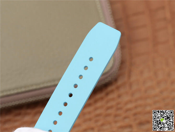 Richard Mille RM11-03 KV Factory Carbon Fiber Blue Strap