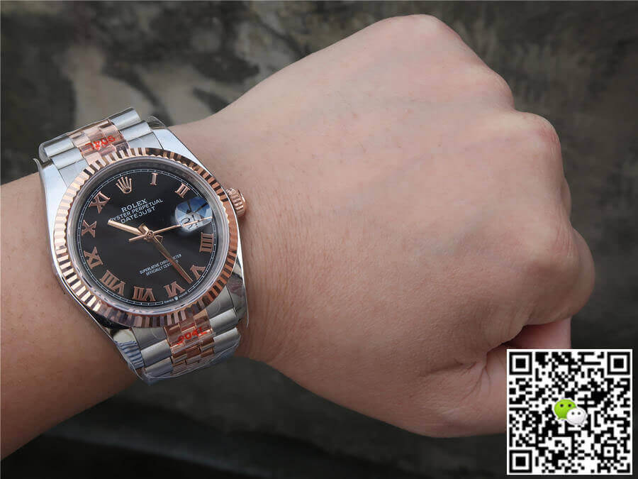 Rolex Datejust 116231 36MM GM Factory Rose Gold