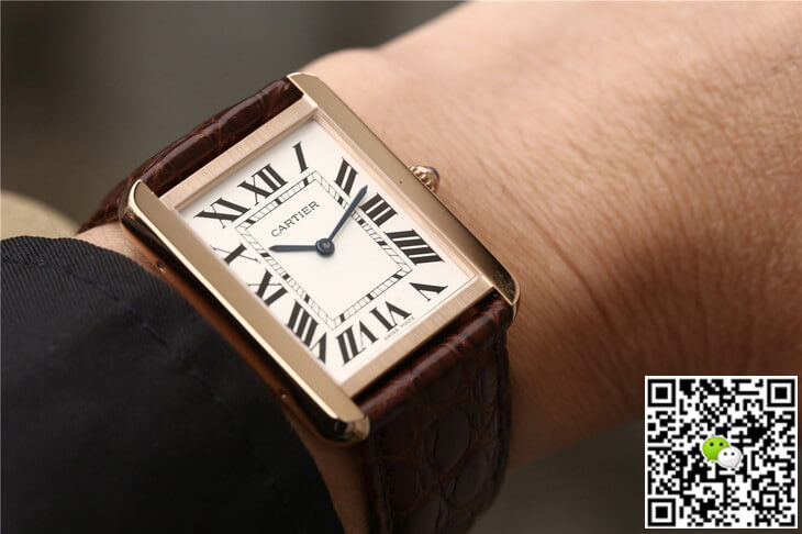 Cartier Tank W5200025 K11 Factory White Dial