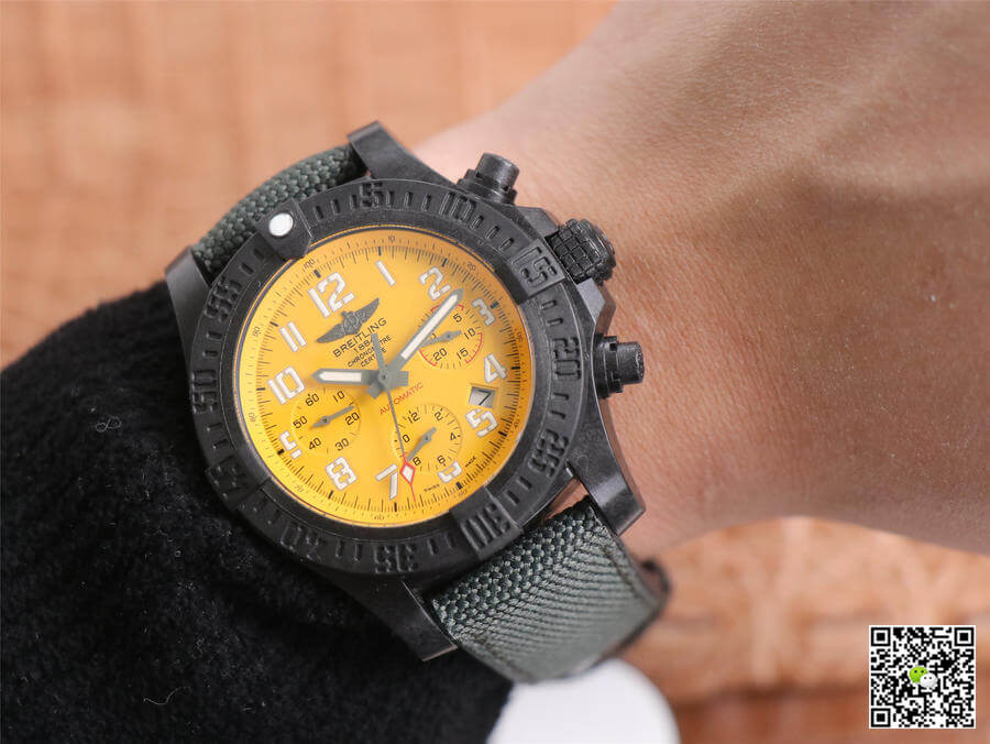 Breitling Avenger Hurricane 12H XB0180E41I1W1 GF Factory V2 Yellow Dial