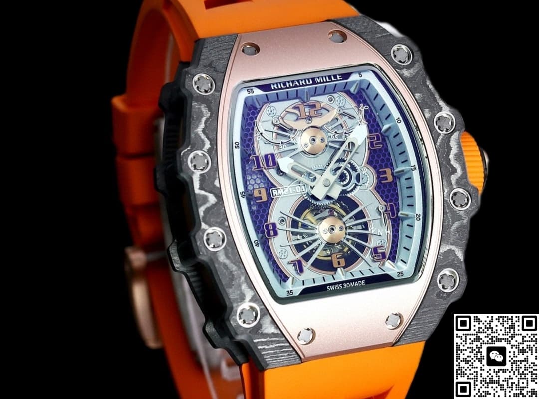 Richard Mille RM21-01 RM Factory Orange Strap