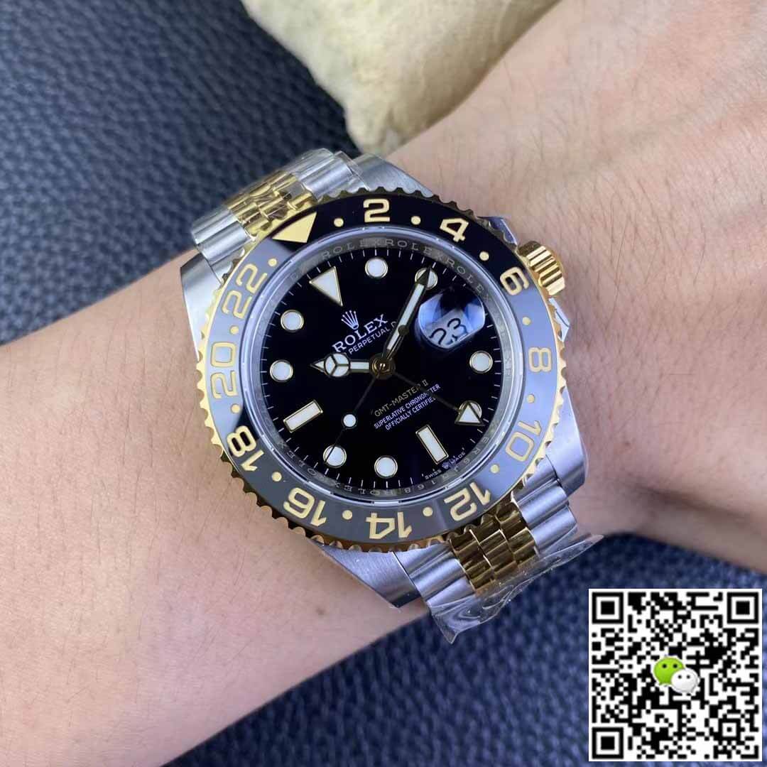Rolex GMT Master II M126713grnr-0001 EW Factory Yellow Gold