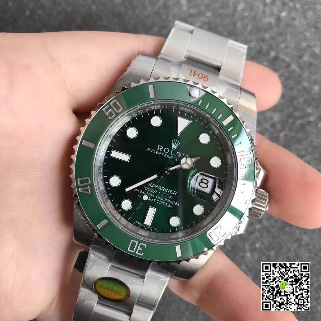 Rolex Submariner 116610LN Noob Factory V12 Green Circle