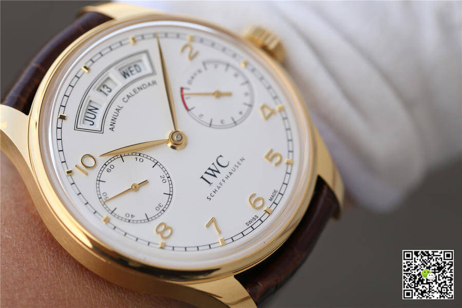 IWC Portugieser IW503502 YL Factory Gold Shell White Dial