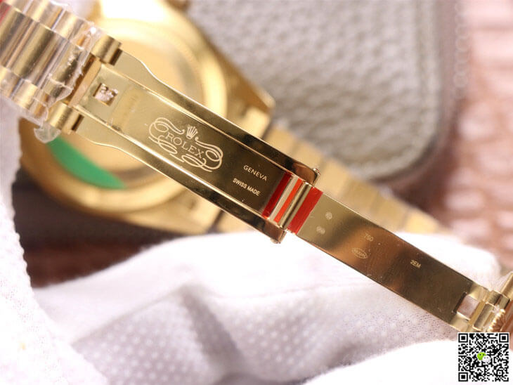 Rolex Day-Date M228348RBR-0001 EW Factory Yellow Gold Black Dial
