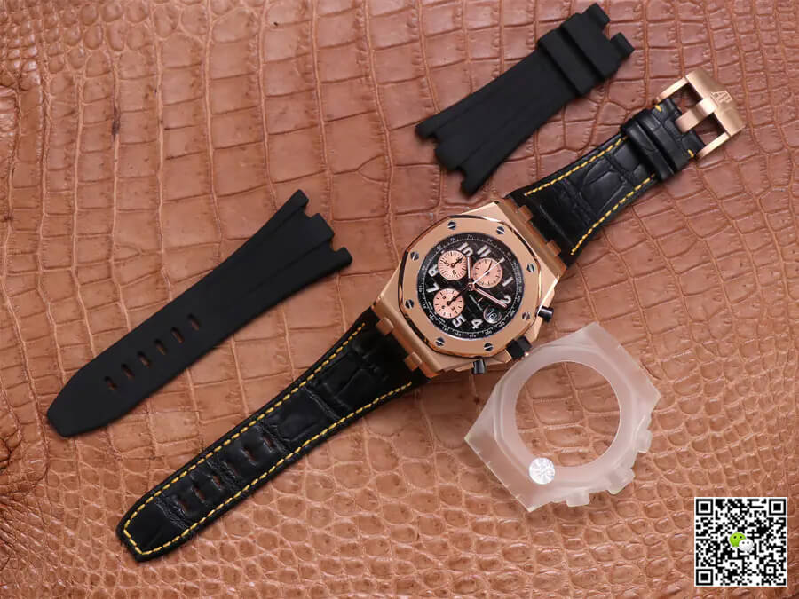 Audemars Piguet Royal Oak Offshore 26470OR JF Factory Rose Gold Black Dial