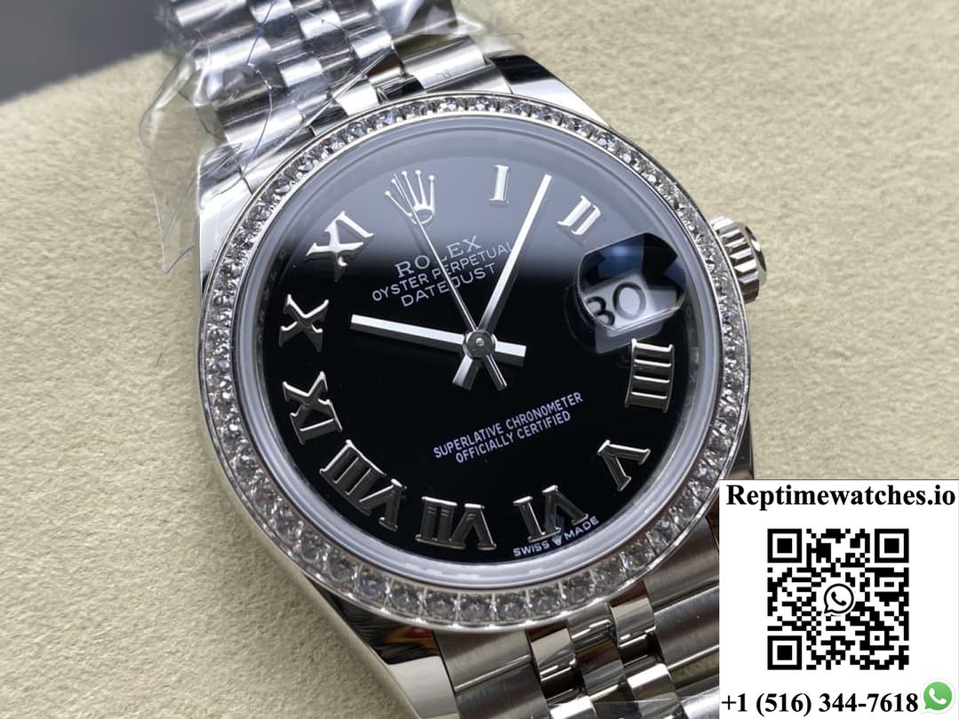 Rolex Datejust M278384RBR-0002 AR Factory Diamond Bezel