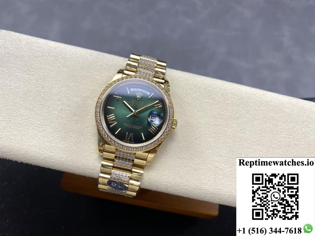 Rolex Day-Date M128348rbr-0069 8+ factory solid case back