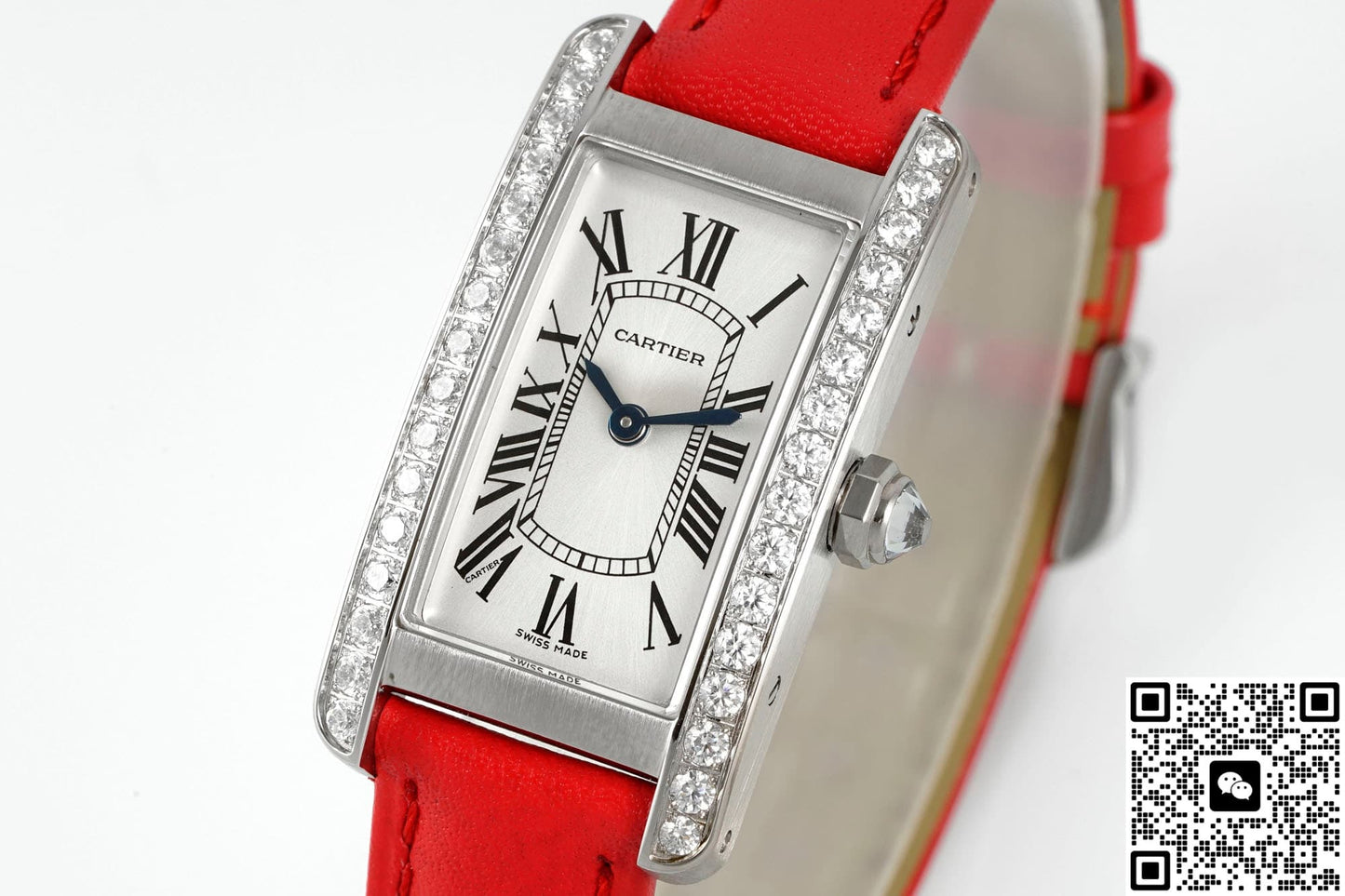 Cartier Tank AF Factory Red Strap