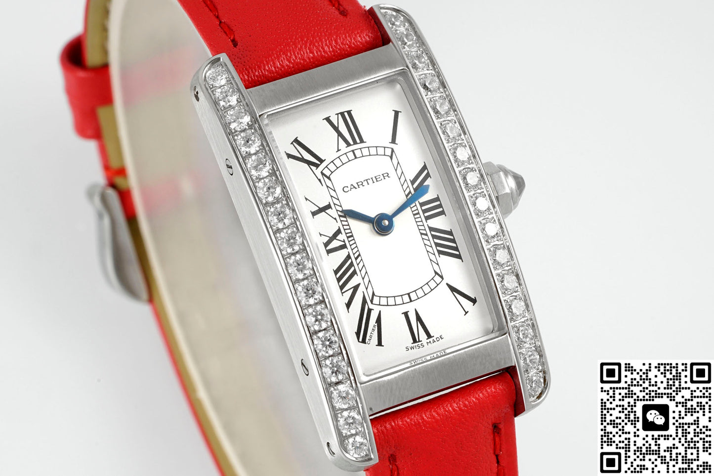 Cartier Tank AF Factory Red Strap