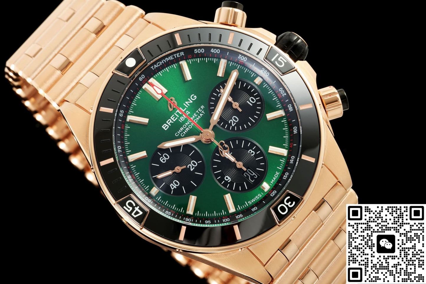 Breitling Chronomat RB01361A1L1S1 TF Factory Rose Gold Strap