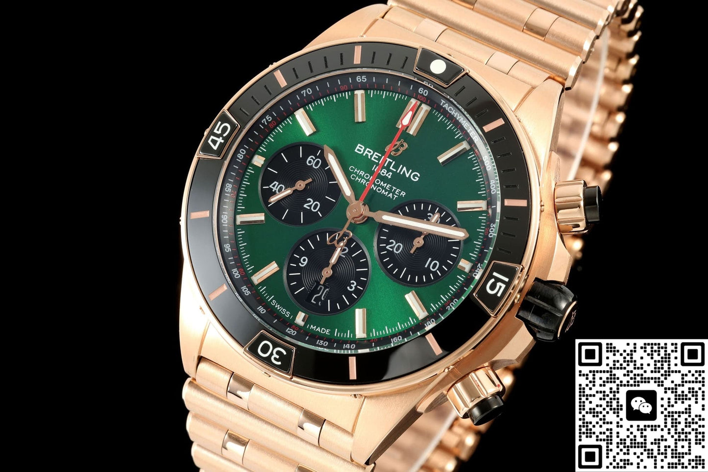 Breitling Chronomat RB01361A1L1S1 TF Factory Rose Gold Strap