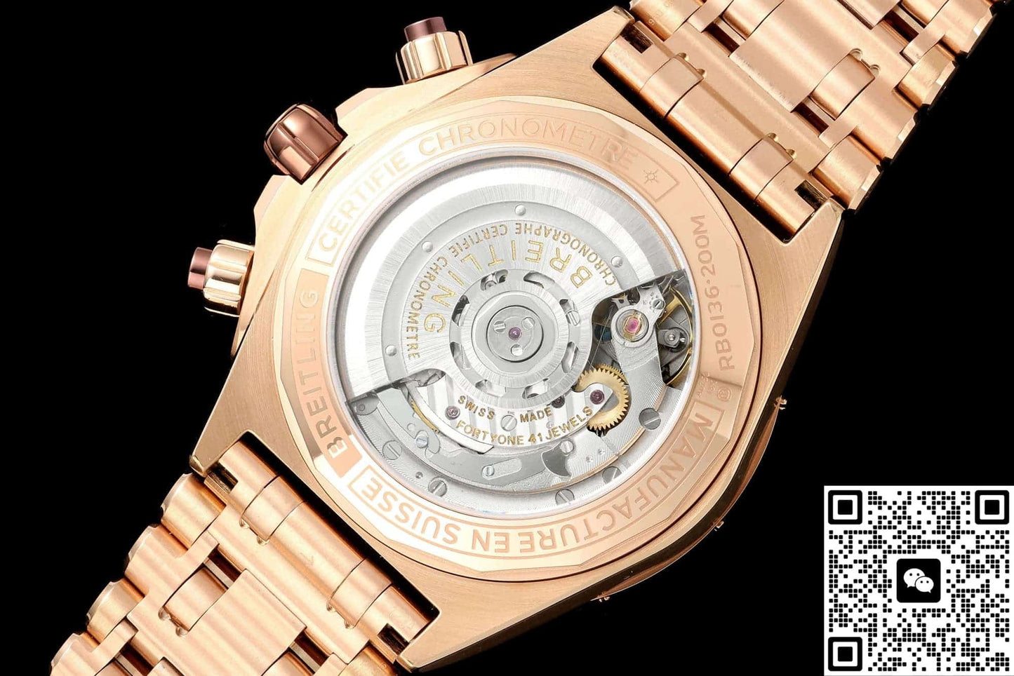 Breitling Chronomat RB0136E31Q1S1 TF Factory Rose Gold Case