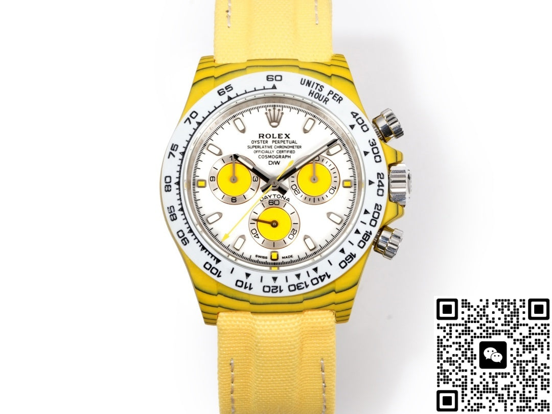 Rolex Daytona TW factory Yellow Carbon Fiber Base Cover