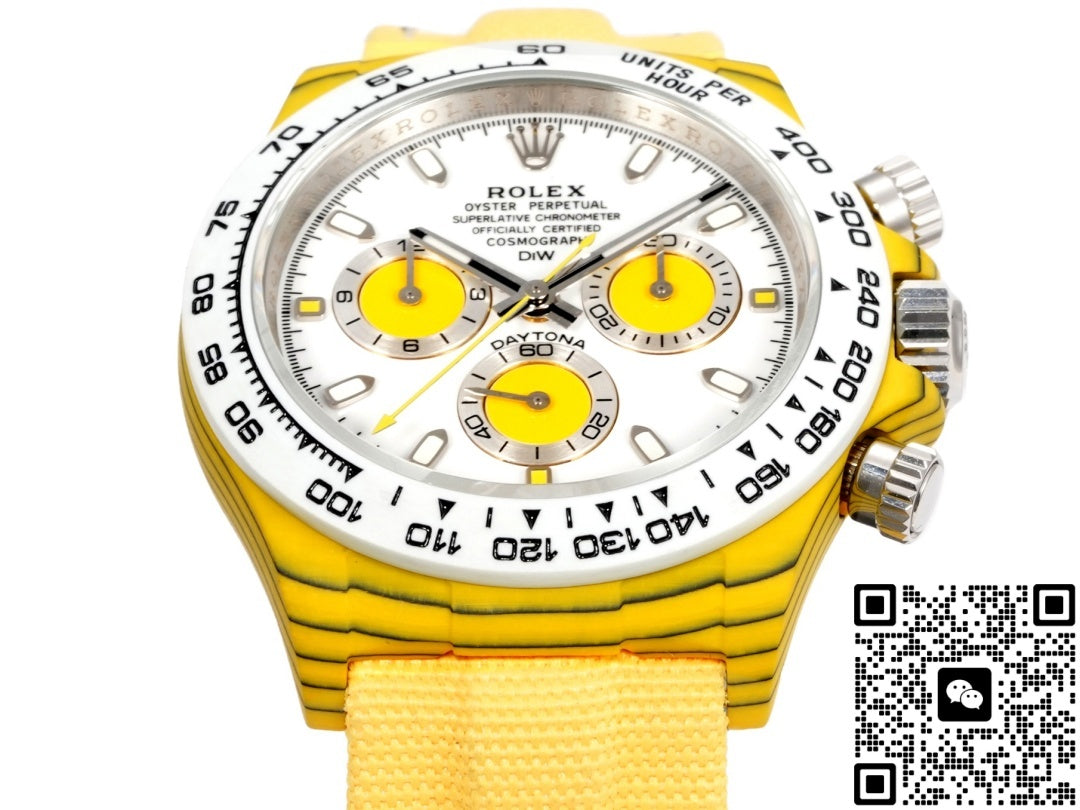Rolex Daytona TW factory Yellow Carbon Fiber Base Cover