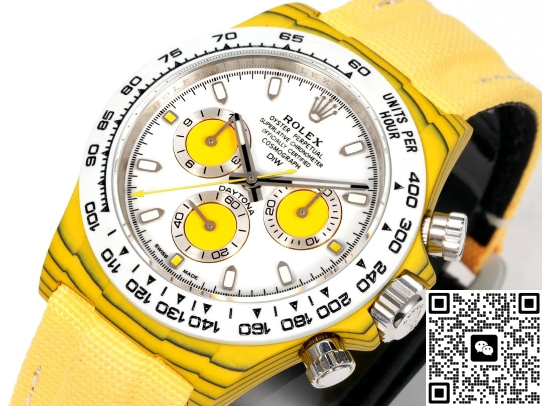 Rolex Daytona TW factory Yellow Carbon Fiber Base Cover
