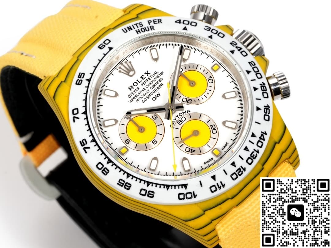 Rolex Daytona TW factory Yellow Carbon Fiber Base Cover