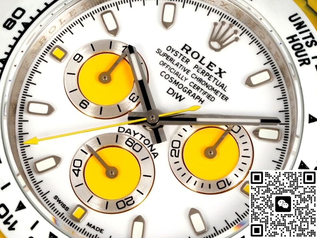 Rolex Daytona TW factory Yellow Carbon Fiber Base Cover