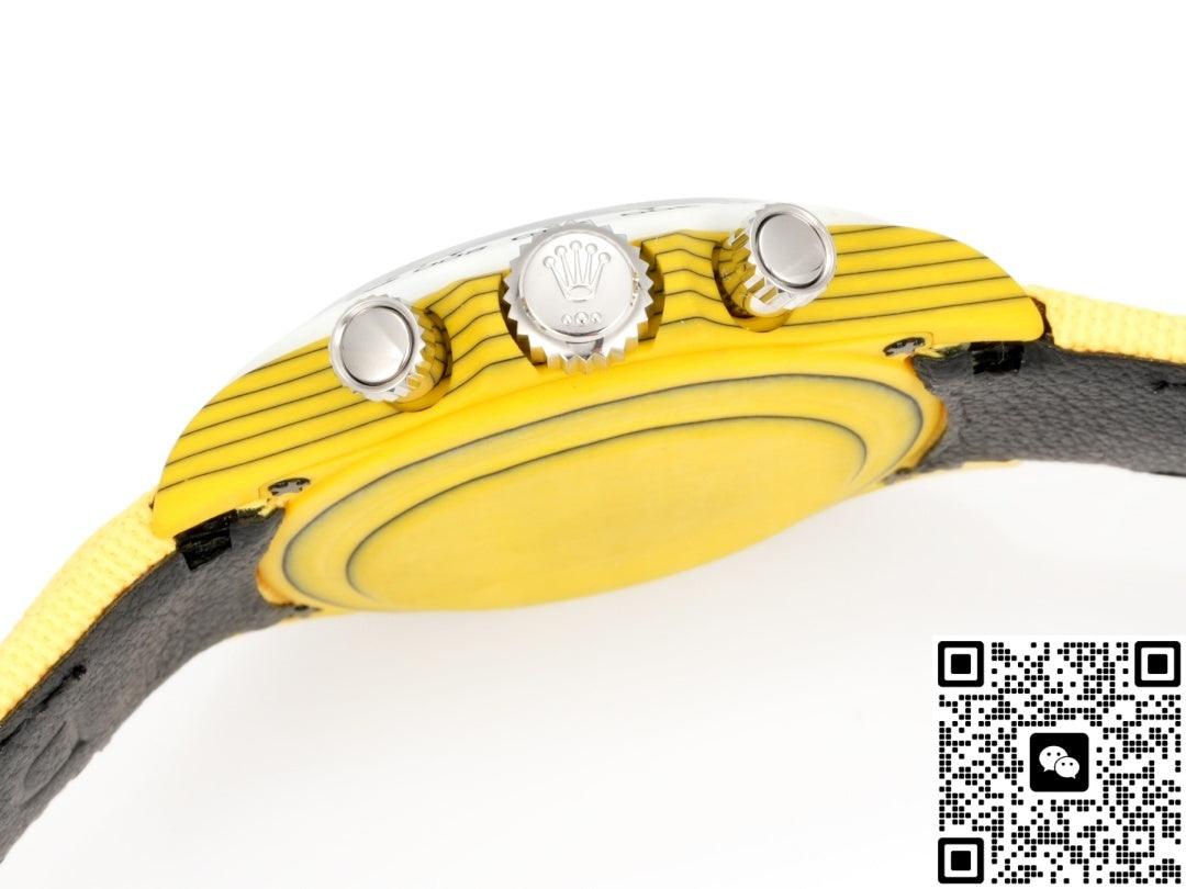 Rolex Daytona TW factory Yellow Carbon Fiber Base Cover