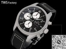 IWC Pilot IW377903 TWS Factory Week Display