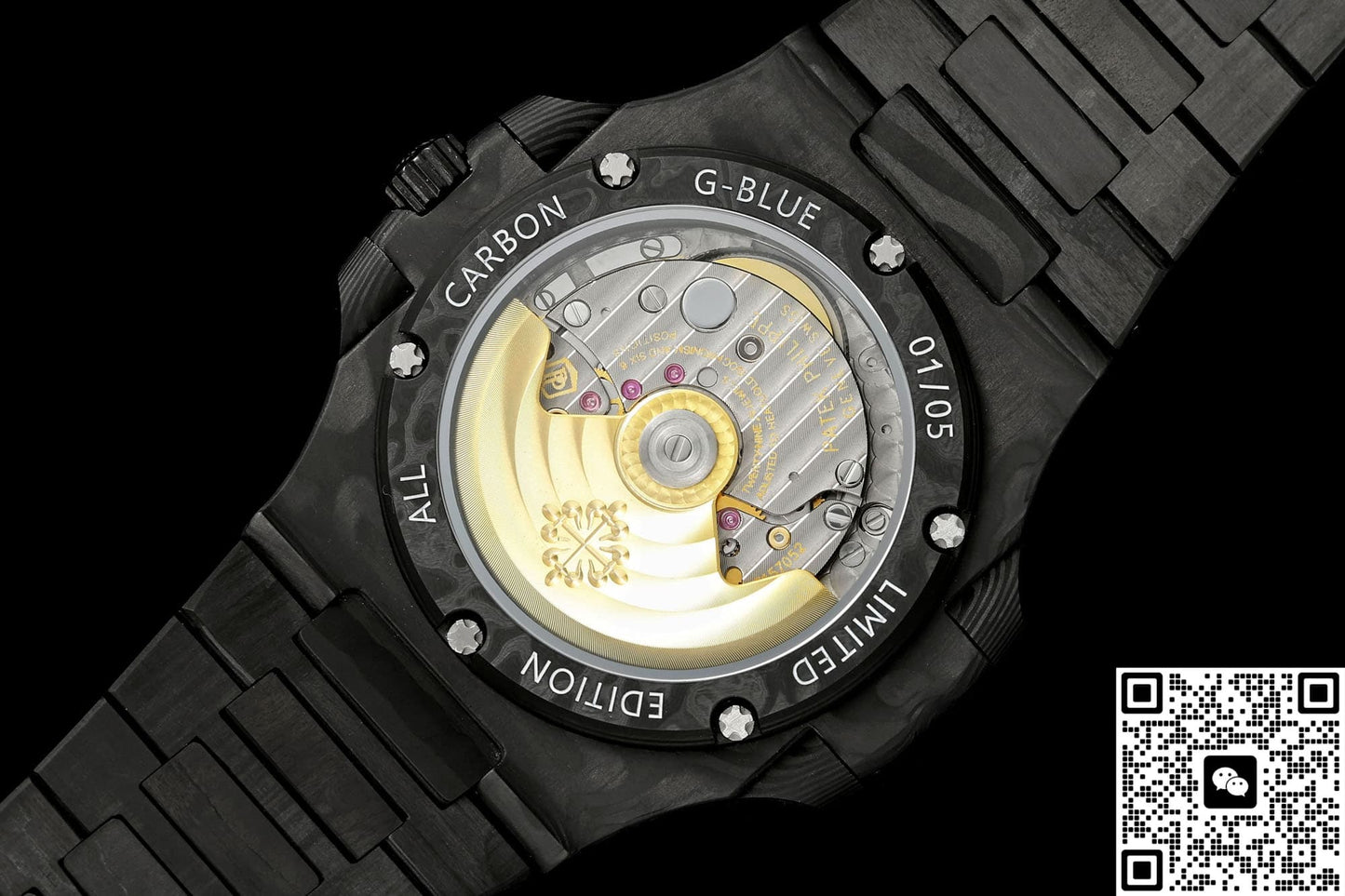 Patek Philippe Nautilus 5711 DIW Factory Carbon Fiber Strap