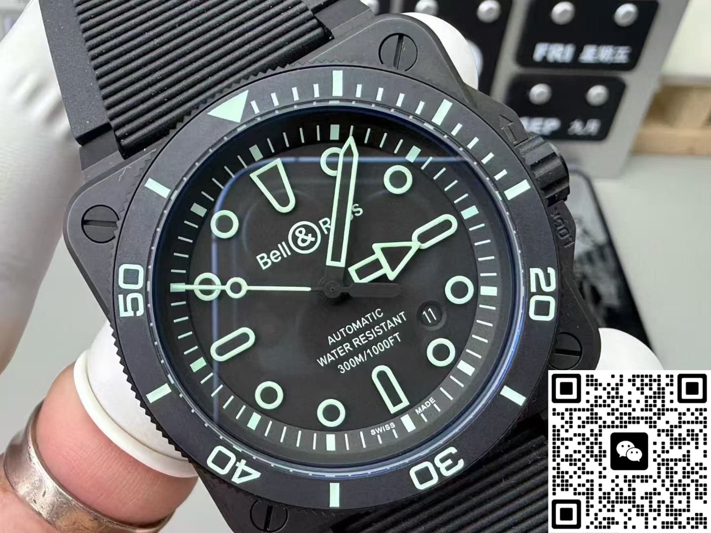Bell & Ross Instruments BR03A-D-OL-CE-SRB M+ Factory Date Display