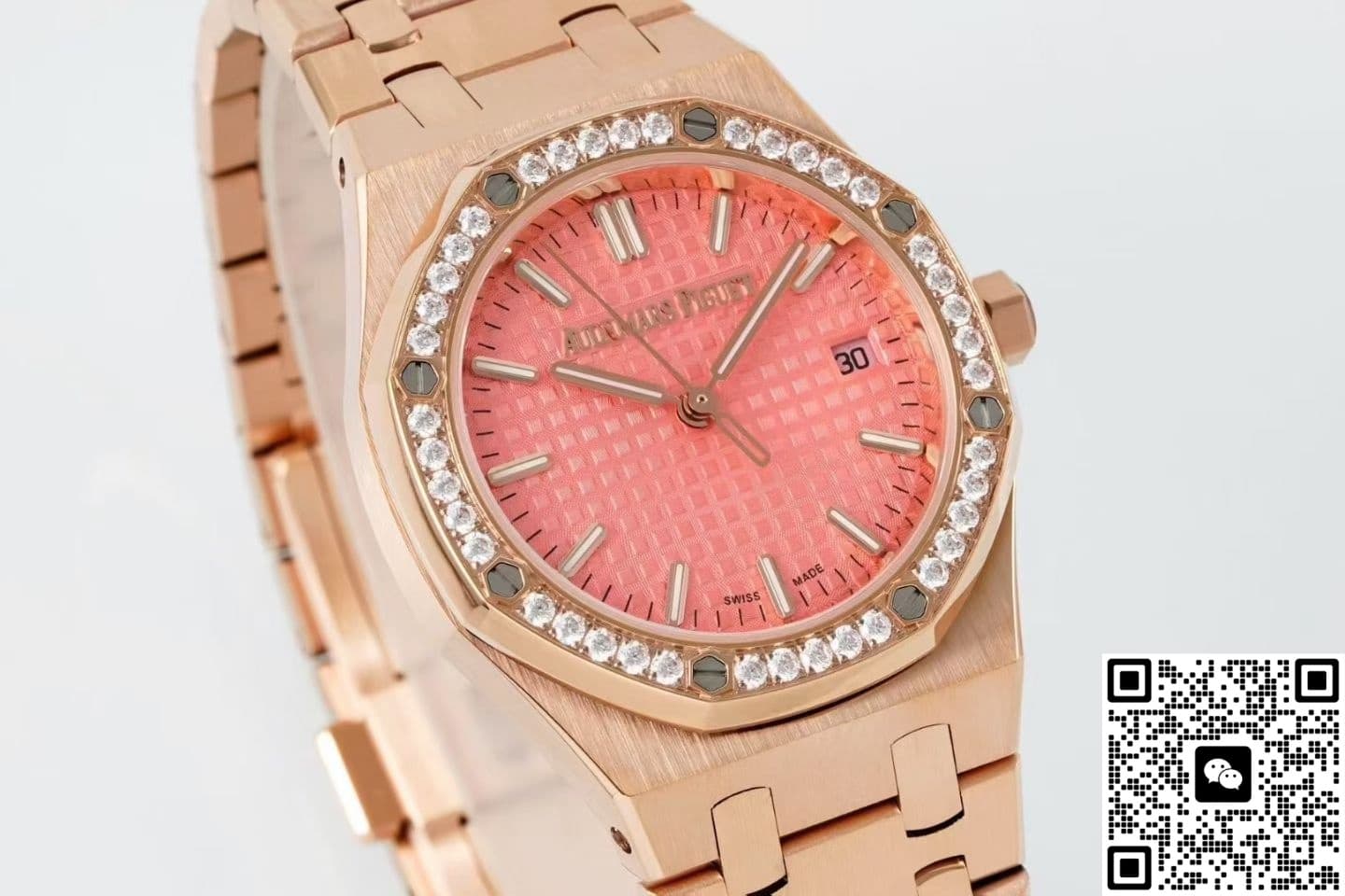 Audemars Piguet Royal Oak 77450 8F Factory Rose Gold Case