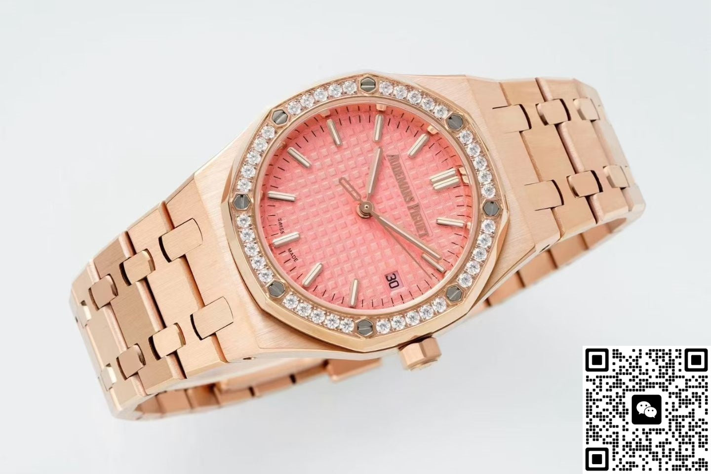 Audemars Piguet Royal Oak 77450 8F Factory Rose Gold Case