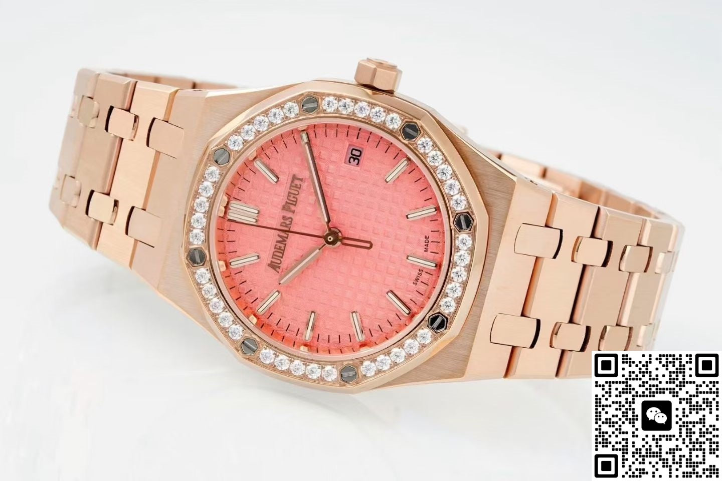 Audemars Piguet Royal Oak 77450 8F Factory Rose Gold Case