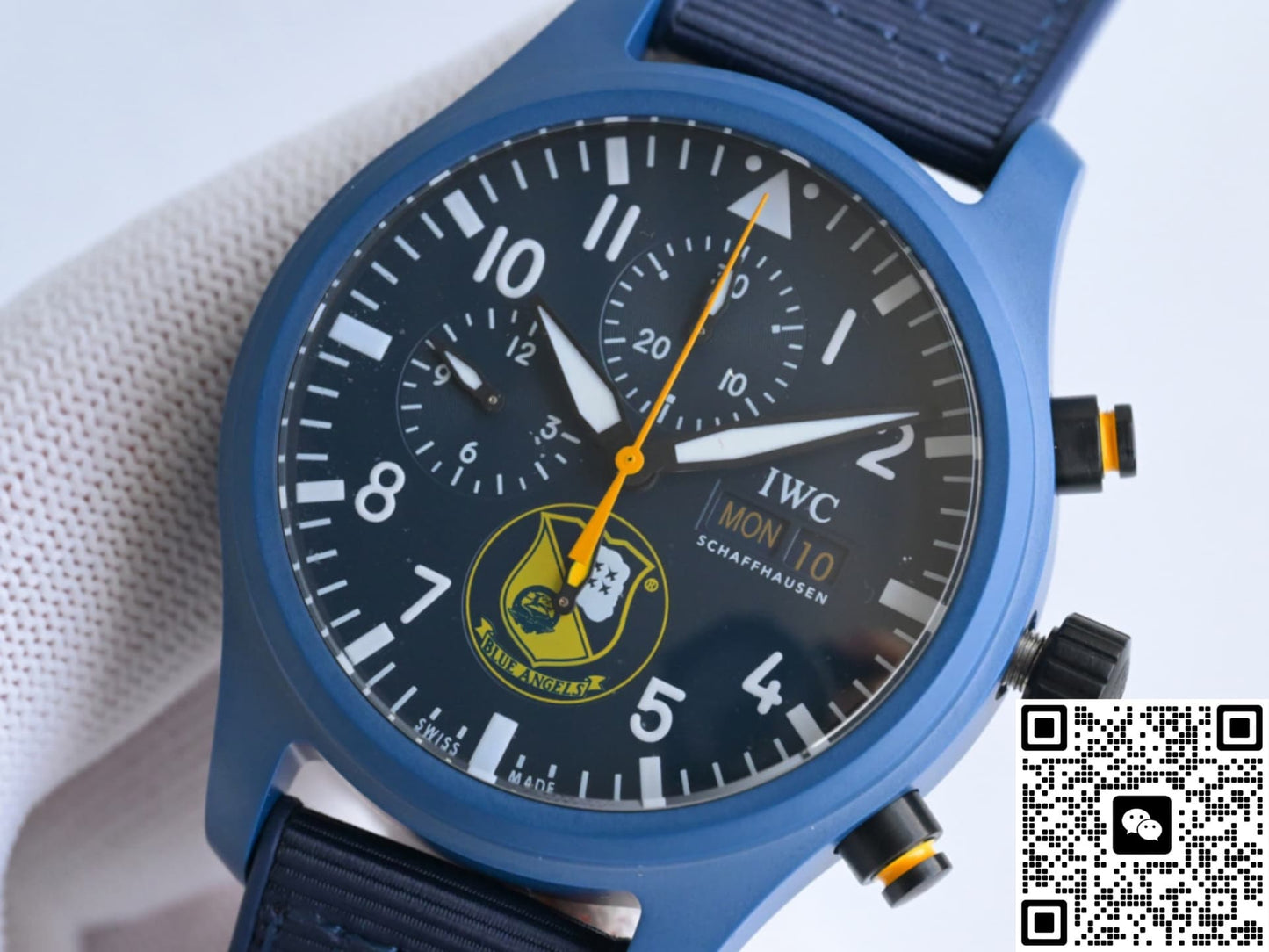 IWC Pilot IW389109 TW Factory Date Display