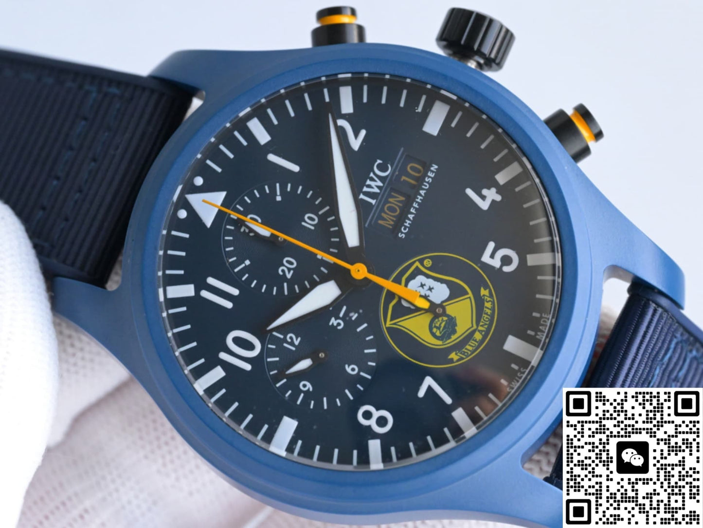 IWC Pilot IW389109 TW Factory Date Display