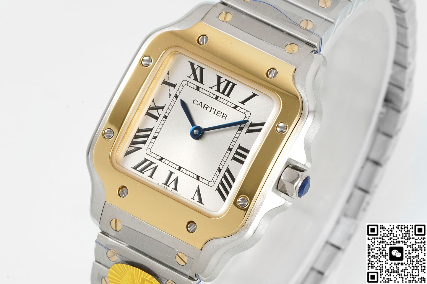 Cartier Santos W2SA0033 AF Factory Sapphire Crystal