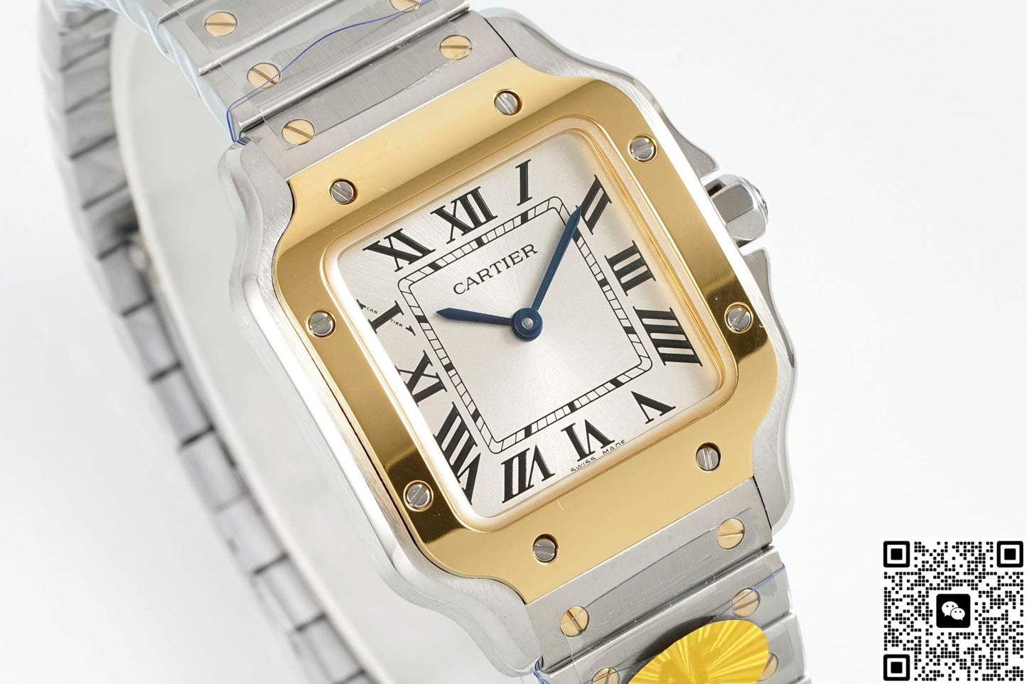 Cartier Santos W2SA0033 AF Factory Sapphire Crystal