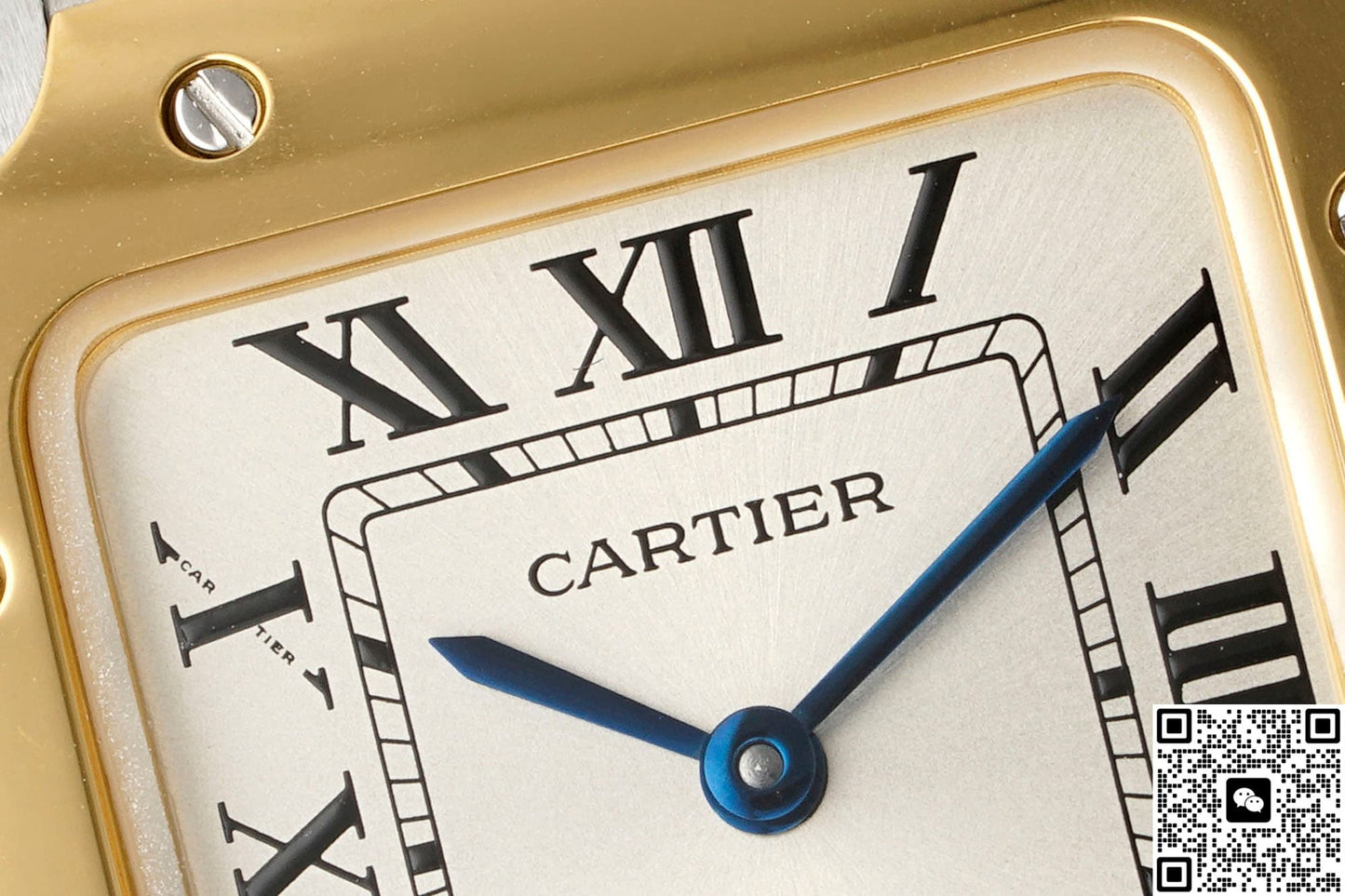 Cartier Santos W2SA0033 AF Factory Sapphire Crystal
